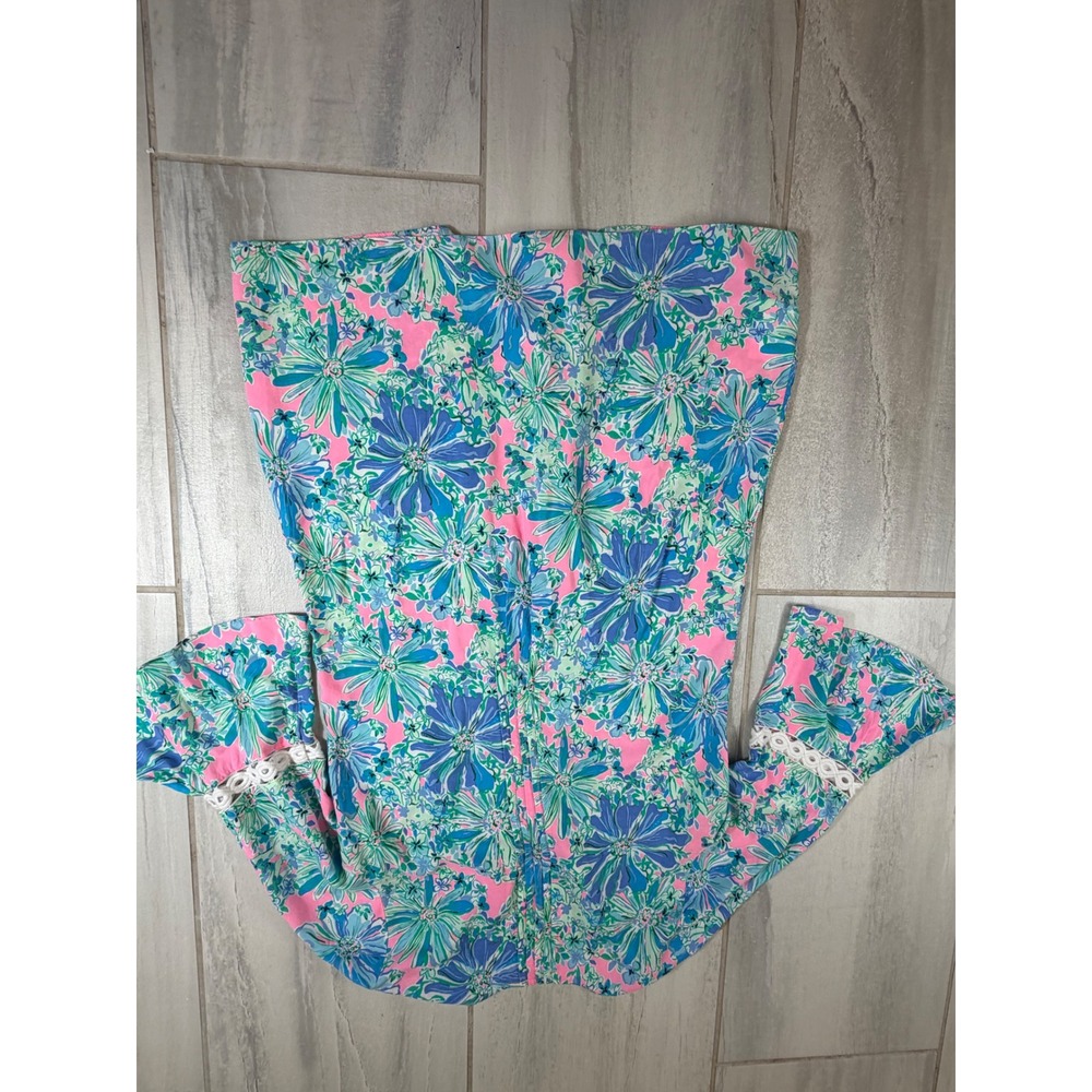 Lilly Pulitzer Hollie Tunic Dress Soleil Pink Good Hare Day Size Small - Picture 7 of 9